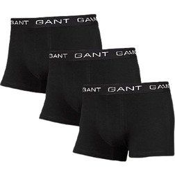 Gant Basic Solid Cotton Boxer 3-pack - Black