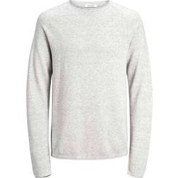 Jack & Jones Hill Sweater - Light Grey Melange