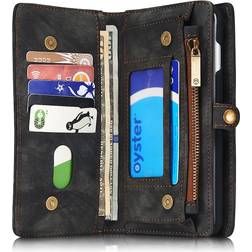 CaseMe Retro Split Wallet Case for iPhone 8/7 Plus