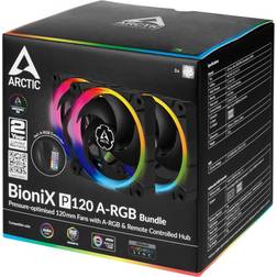 Arctic BioniX P120 A-RGB Three Pack + Controller 120mm