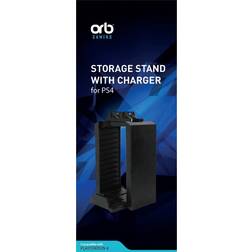 Orb Playstation 4 Disc Storage Kit and Charger - Black