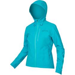 Endura Hummvee Waterproof Hoodie Jacket Women - Turkos