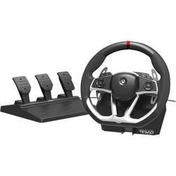 Hori Force Feedback DLX Racing Wheel and Pedal Set - Black