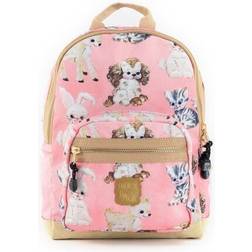 Pick & Pack Cute Animals Backpack S - Coral