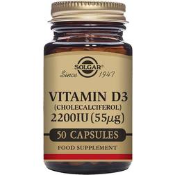 Solgar Vitamin D3 (Cholecalciferol) 55Mcg 2200 IU 50 st