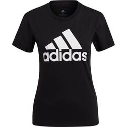 adidas Women's Loungewear Essentials Logo T-shirt - Black/White