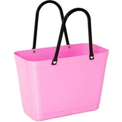 Hinza Shopping Bag Small (Green Plastic) - Pink