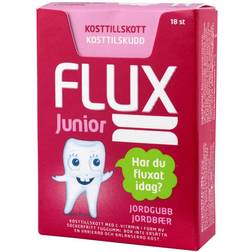 Flux Junior Tuggummi Strawberry 18 st
