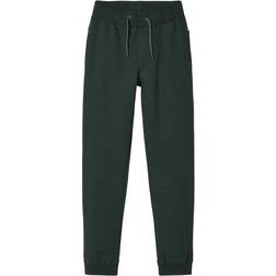 Name It Brushed Sweat Pants - Green/Darkest Spruce (13153665)