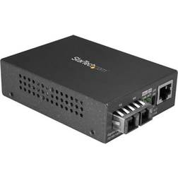 StarTech Single Mode SC Fiber Ethernet Media Converter (MCMGBSCSM10)