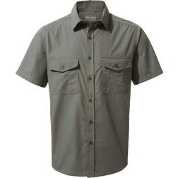 Craghoppers Kiwi Short Sleeve Shirt - Dark Grey