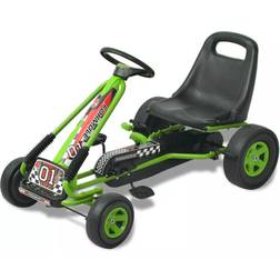 vidaXL Pedal Go Kart with Adjustable Seat