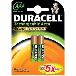 Duracell Stay Charged AAA Compatible 2-pack