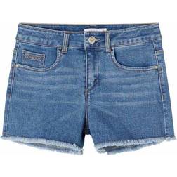 Name It High Waist Denim Shorts - Blue/Medium Blue Denim (13185617)