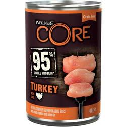 Wellness Core Dog All Breeds 95% Single Protein Turkey & Kale 0.4kg