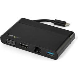 StarTech USB C-HDMI/VGA/RJ45/USB A M-F Adapter