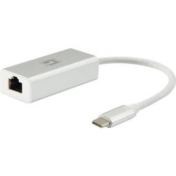 LevelOne USB C-RJ45 M-F Adapter