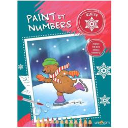 Unicorn Paint by Numbers Winter