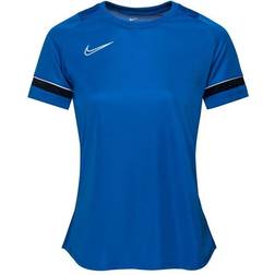 Nike Dri-FIT Academy Football T-shirt Women - Royal Blue/White/Obsidian/White