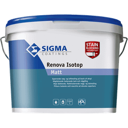 Sigma Coatings Renova Isotope Takfärg, Väggfärg Vit 5L
