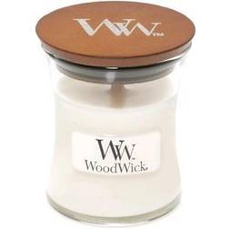 Woodwick White Teak Small Doftljus 85g