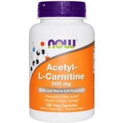 NOW Acetyl-L-Carnitine 500mg 100 st