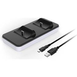 Raptor-Gaming PS5 Dual Charging Station - Black/White