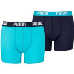 Puma Basic Boy's Boxers 2-pack - Bright/Blue (907650-05)