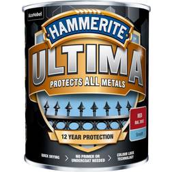 Hammerite Ultima Metallfärg Smooth Red 0.75L
