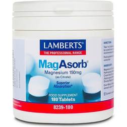 Lamberts MagAsorb Magnesium 150mg 180 st