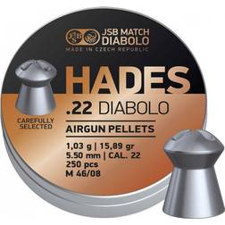 JSB Match Diabolo Hades .22 Cal 15.89 Grain