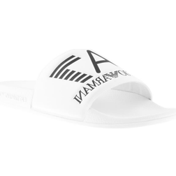 Emporio Armani Maxi Logo Slide - White