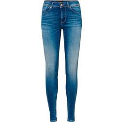 Vero Moda Lux Slim Fit Jeans - Blue/Medium Blue Denim