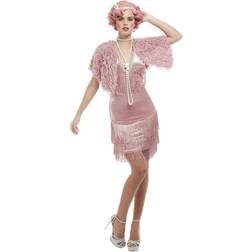 Smiffys 20's Vintage Flapper Costume Pink