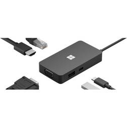 Microsoft USB C - RJ45/USB A/VGA/HDMI Adapter