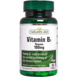 Natures Aid Vitamin B1 100mg 100 st