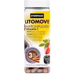 Litomove Nyponpulver Vitamin C 190 st