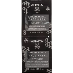 Apivita Express Beauty Purifying & Oil-Balancing Face Mask with Propolis 8ml 2-pack