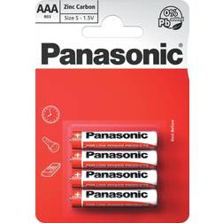 Panasonic Zinc Carbon AAA 4-pack