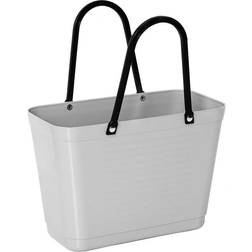 Hinza Shopping Bag Small (Green Plastic) - Light Grey