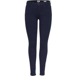 Only Kendell Regular Ankle Skinny Fit Jeans - Blue/Dark Blue Denim
