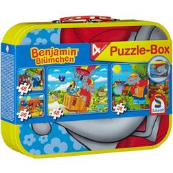 Schmidt Spiele Puzzle Box Benjamin Blümchen 2x48 + 2x26 Bitar