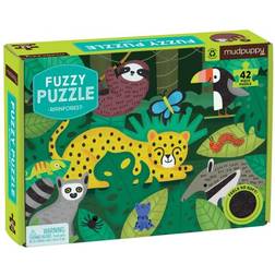 Mudpuppy Rainforest Fuzzy Puzzle 42 Bitar