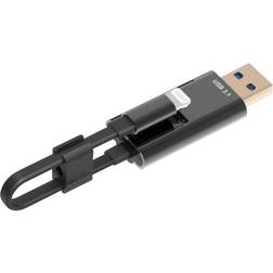 Ednet Smart Memory Lightning/USB 3.0 Card Reader for MicroSD