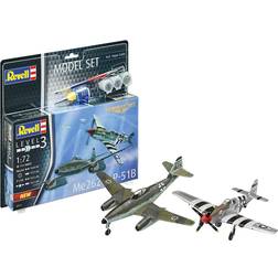 Revell Model Set Combat Set Me262 & P-51B 1:72