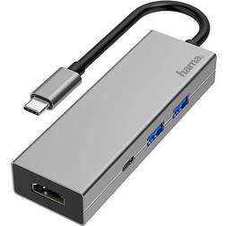 Hama USB C-HDMI/2USB A/USB C M-F Adapter