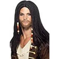 Smiffys Pirate Wig Black