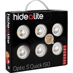 Hide-a-lite Optic S Quick ISO 6-pack Takplafond 7.2cm 6st