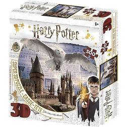 Harry Potter Hogwarts & Hedwig 3D Puzzle 500 Bitar