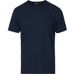 Stenströms Solid Cotton T-shirt - Navy